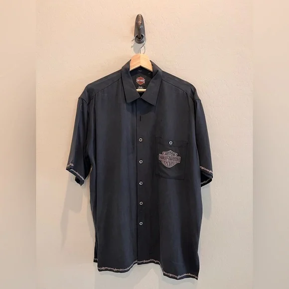 Harley Davidson Button Up Shirt - Picture 2 of 2